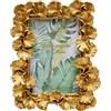 Kare Design cornice per foto Ginko Leaf, oro, 10x15 cm, porta imagini, decorazione credenza, scaffale, mensola, idea regalo