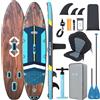 Does not apply Sup Gonfiabile 350X89Cm, SUP Con Accessori Completi, Tavola SUP Max 250 Kg, Pinn