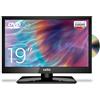 Cello C1920FSDE 19 (47 cm Diagonale) HD Ready LED TV mit eingebautem DVD Player und DVBT2 S2 Triple Tuner
