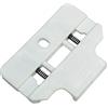 Gardinia Clip da soffitto per binari per Tende a 3 Vie Atlanta, Montaggio a soffitto, 2 Pezzi, Plastica, 5,6 x 4 cm, Bianco