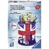 Ravensburger 11153 - Portapenne puzzle 3D, motivo: Union Jack