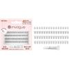 Invogue Cluster Lashes - Natural (Style 1), Easy At-Home Lash Application, Natural Lash Look, Soft Thin Fibres, Reusable, Vegan & Cruelty-Free, 40 Pack, Glue Included