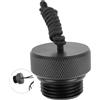 per polvere Cover Spina Scuba Diving 15g ABS 25mm Nero per din Serbatoio Valvola