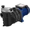 VEVOR Pompa Piscina Filtrazione 12000 L/h, 1 HP Pompa Circolazione Acqua con Cestello Filtro Rimovibile, Filtro 750 W, Altezza di Sollevamento Max. 14,5 M per Piscine Termali
