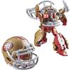 Transformers NFL San Francisco 49ers, Goldrush, Action Figure di Robot da 14 cm Che Si converte in Casco, Giocattolo collezionabile a Tema Football, dagli 8 Anni in su
