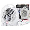 Adlereurope ADLER AD 7728 - Termoventilatore portatile, 2 livelli di potenza, aria calda/fredda, protezione da surriscaldamento, 2000 W