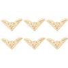 Cartelle di album 20pcs Crafts Delicate Pattern Scrapbook Book Protector