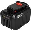 EXTENSILO Batteria per Dewalt DCD980L2 DCD980 DCD985L2 DCD985B DCD985 DCD980M2 6Ah 18V