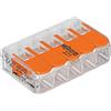 WAGO 5x Wago Morsetto 221-415 32A 450V Terminale di collegamento 5-polo Con leva