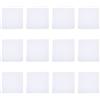 12 pezzi cotone bianco fazzoletto a fazzoletto tie-dye kerchief pittura fai da