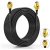 Cavo Prolunga SMA Maschio a Femmina 10m RG174 per Antenna WiFi 4G WLAN