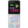 SAMSUNG GALAXY Z FLIP6 FLIPSUIT CASE NEON CARD /COVER EF-ZF741CTEGWW TRASPARENTE