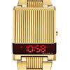 Bulova Orologio BULOVA Computron LED Digitale Quarzo Oro PVD Acciaio Inox 97C110 JDM