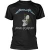 METALLICA - METAL UP YOUR ASS BLACK T-Shirt, Front & Back Print X-Large