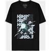 Difuzed T-shirt - Naruto Shippuden: Black (t-shirt Unisex Tg. Xs)
