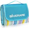 GIVERARE Coperta da spiaggia da picnic, XL Sandfree impermeabile, coperta da cam