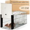 Praknu Trappola per Topi Vivi Extra Largo 41 cm Per Ratti Ghiri E Roditori Rispettosa