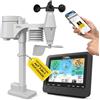 National Geographic Stazione meteo wireless con sensore da esterno WLAN, central