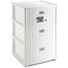 Stefanplast Cassettiera salvaspazio 3C (40x40x60cm) ELEGANCE Bianco 30462