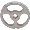 Piastra tritacarne in acciaio accessorio cucina con misura 69 mm