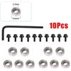 10 X Fresatrice Verticale for punte Top Montaggio for sfera Cuscinetti Guida for