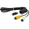 vhbw Cavo audio video AV per Nikon Coolpix S210 S200 S220 S230 S202 S2500 S205 S203