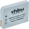 vhbw Batteria sostituisce Canon NB-5L 650mAh 3,6V