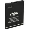 vhbw Batteria per Nokia C5-SCDMA E65 6210 Navigator 6710 Navigator 6290 1100mAh 3,7V