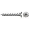 fischer 200 viti per truciolato PowerFast II CTF 3,5 x 16 A2 200, testa svasata, attacco a stella interna TX, filettatura completa, acciaio inox A2, per montaggio a filo in legno