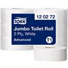 Tork 120272 Carta Igienica Jumbo Advanced T1, 6 x 1800 strappi