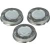 vhbw 3x Set di testine per Philips HS355 HS 355B HS536 HS540 HS355A HS360 rasoio