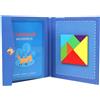 Tangram magnetico in legno, gioco educativo prescolare per bambini