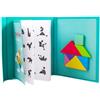 Tangram magnetico in legno, gioco educativo bambini, scuola materna