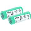 vhbw 2x Batteria sostituisce Braun UR18500Y, UR18500L (1900mAh 3,6V Li-Ion)