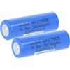 vhbw 2x ER17505 / SB-A01 (Size A) / LS17500 / ER17/50 Batterie speciali 3600mAh 3,6V