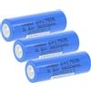 vhbw 3x ER17505 / SB-A01 (Size A) / LS17500 / ER17/50 Batterie speciali 3600mAh 3,6V