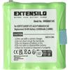EXTENSILO Batteria per MicroTalk 110 PR900 100 PR500 85 300 80 200 115 800mAh 4,8V