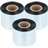 vhbw 3 Trasferimento termico per Citizen CLP-9001 CL-S621 CLP-9301 50x300 nero