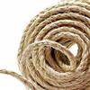 Naler 25M Corda di Canapa 6mm, 100% Iuta Naturale 4-ply di Spessore Corda Cord p