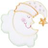 Craft Factory Assonnato Bambino Luna Motivo Termoadesivo O Toppa da Cucire Appliqué Ricamo