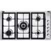 De'Longhi PIANO COTTURA A GAS 5 FUOCHI 90 CM SICURGAS GRIGLIE IN GHISA DE LONGHI PLI59 GHD