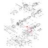 Makita NUOVO Makita Helical Gear 43 + Helical Gear 12 per levigatrice a cinghia 9403