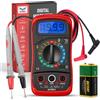 ULTRICS Multimetro Digitale Professionale Amperometro Voltmetro Ohmmetro Mini Portatile