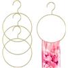 4 Pcs Gruccia Sciarpe Grucce Metallo Domestiche Porta Cintura Per Donna