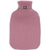 Fashy Borsa dell'acqua calda con rivestimento in maglia di cashmere di alta qualità, 2,0 l, lilla