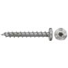 fischer 50 viti per truciolato PowerFast II PTF 5,0 x 50 A2 50, testa semicircolare, attacco a stella interna TX, filettatura completa, acciaio inox A2, per connessioni in metallo e legno