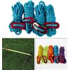 4 Pezzi 4 Mm Tirante Riflettente con Regolazione Del Cavo Tenditore per
