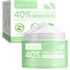 Mingyituo Crema per piedi all'urea, crema all'urea al 40% per piedi, con acido ialuronico,