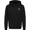 Le Coq Sportif 2311010 LE COQ SPORTIF - SPE Hoody #31 Uomo - Morbido pile 100% cotone - Cappuccio regolabile - Vestibilità regolare Sportswear - Benessere ottimale - Taglia M - Nero Unisex - Adulto (Pacco da 1)