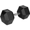 Rebel Electro Rebel Hantel in ghisa gommata HEX 30 kg RBA-2325-30